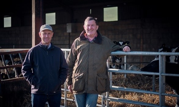 Jamie and Will Butler at Whitewool Farm